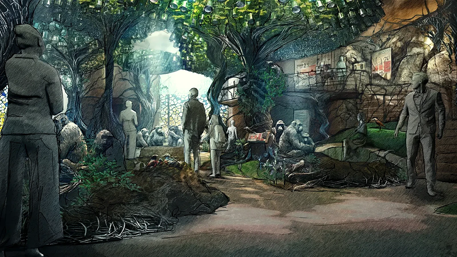 Jane Goodall Centre of Hope, forest hall