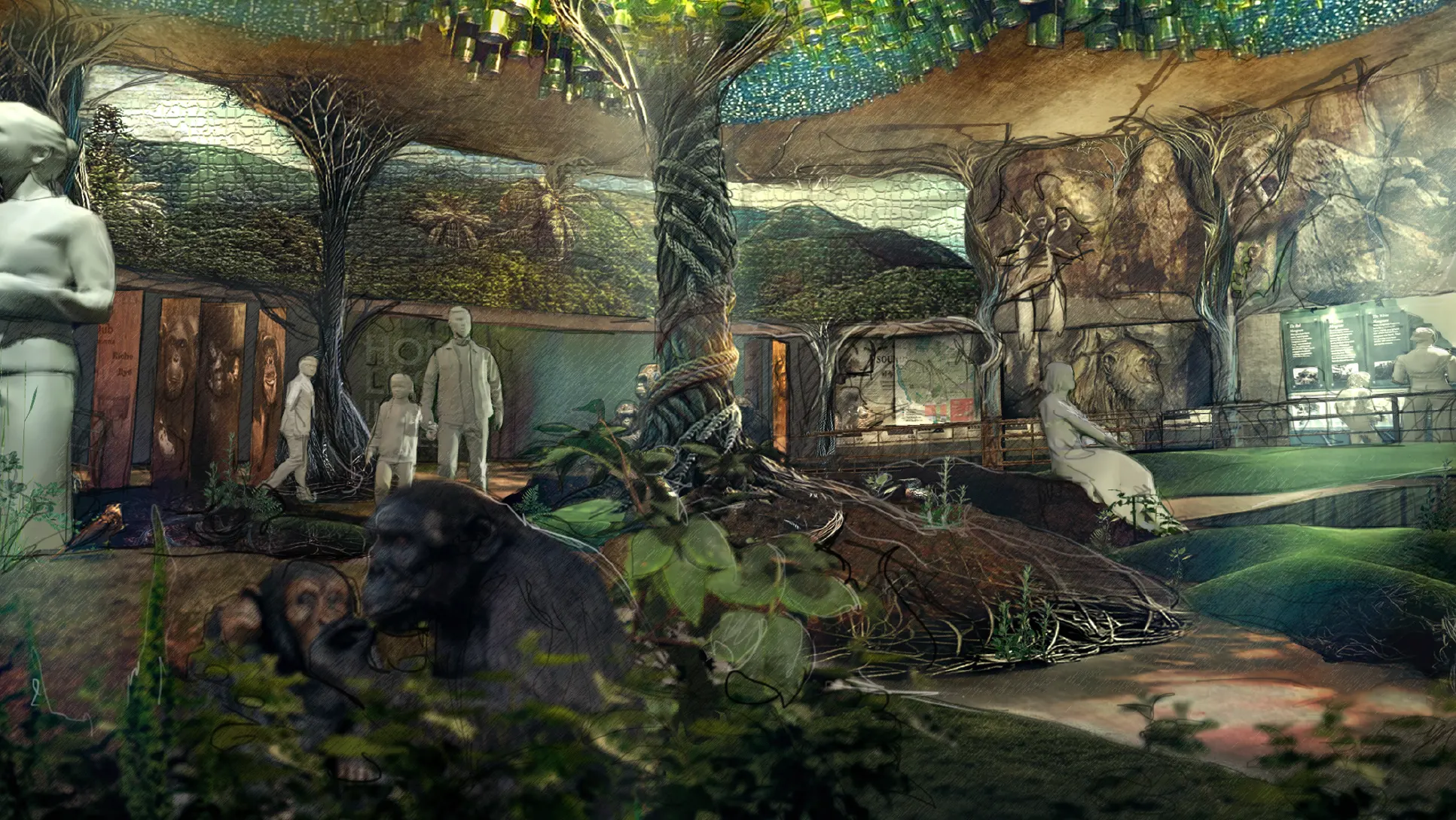 Jane Goodall Centre of Hope, chimpanzee gallery